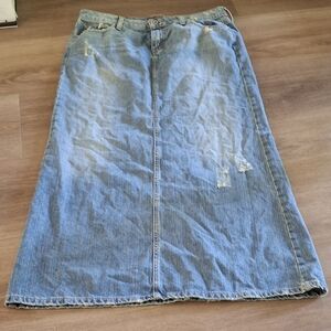 Womens Hint Jeans Skirt Size 11.